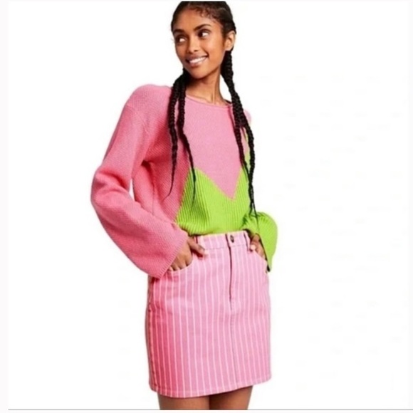 Victor Glemaud Dresses & Skirts - NWT Victor Glemaud X Target Stripe Aurora Pink Skirt
